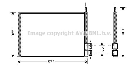 AVA QUALITY COOLING Конденсатор, кондиционер FD5328